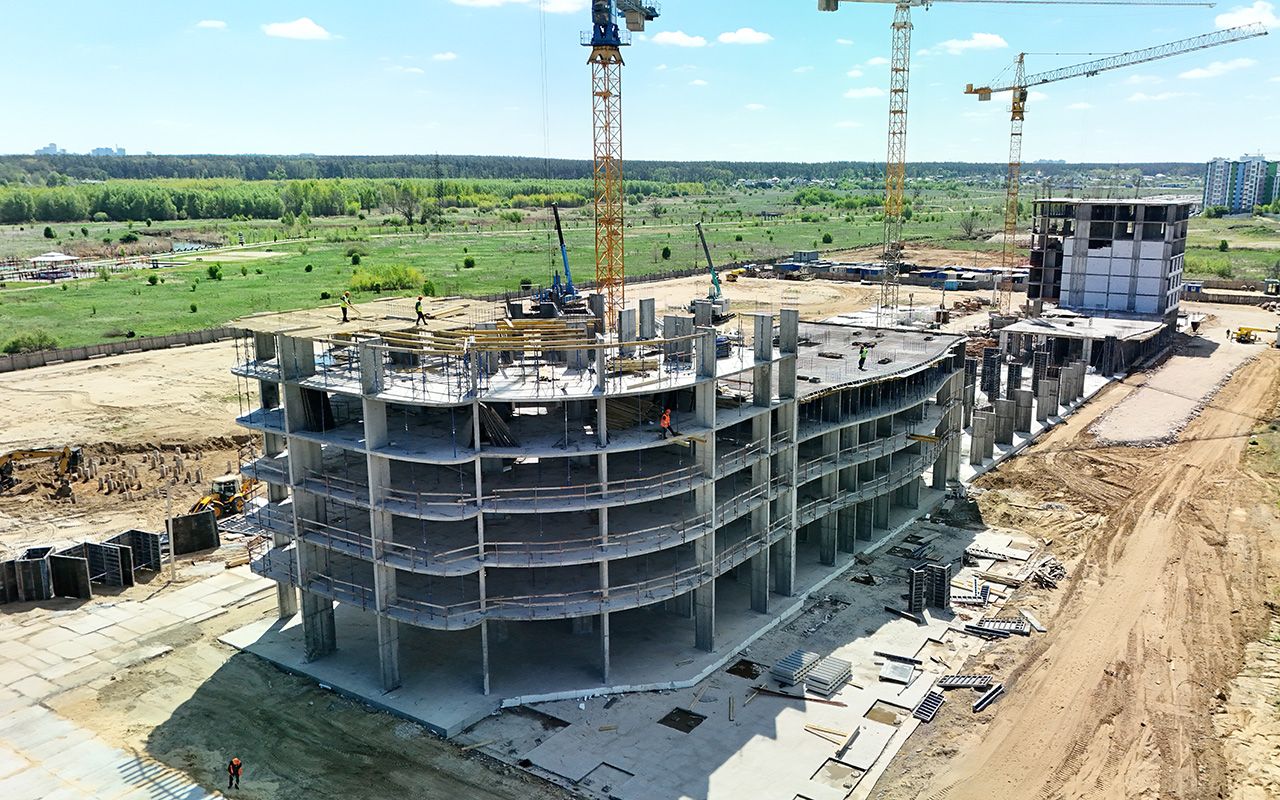 Моноліт 38-43 будинків Синергія Сіті